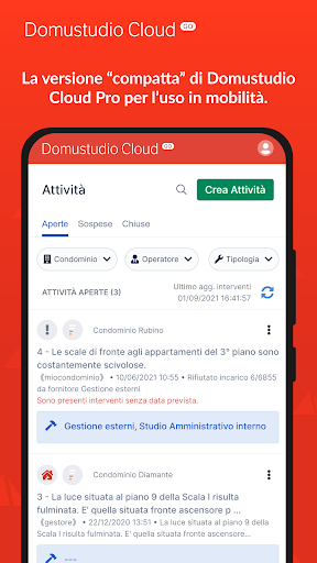 Android application Domustudio Cloud GO screenshort