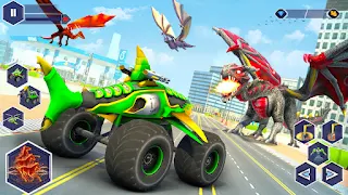 Shark Robot Car Transform Game - Screenshot 3