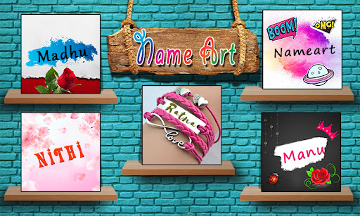 Name art with photo Screen 2