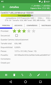 Captura de Pantalla 5 PTorrent Pro - torrent applica android