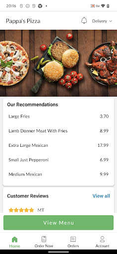 Pappas Pizza Screen 2