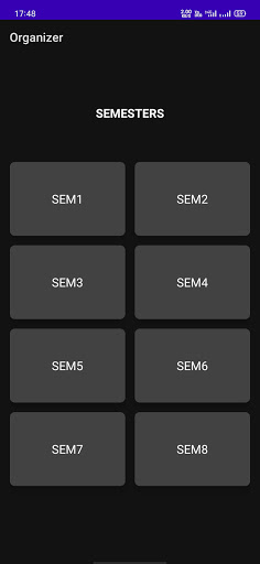 MAKAUT Organizer - All Subject Screen 2