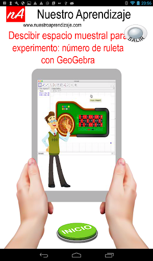 Android application Espacio Muestral obtener núme screenshort