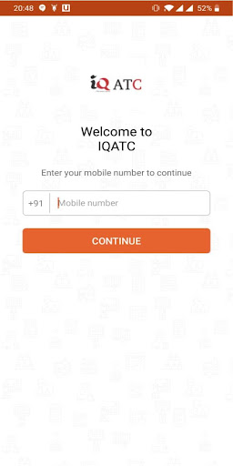 Android application IQATC screenshort