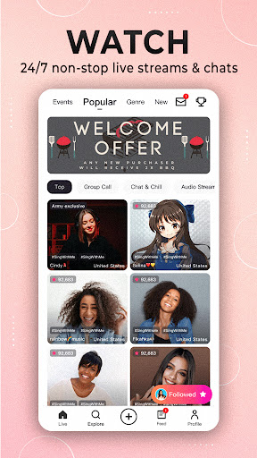17LIVE - Chat, Live streaming Screen 2