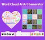 screenshot of Word Cloud Ai Art Generator