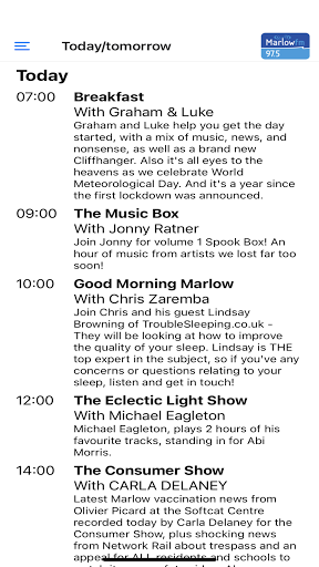 Marlow FM Screen 2