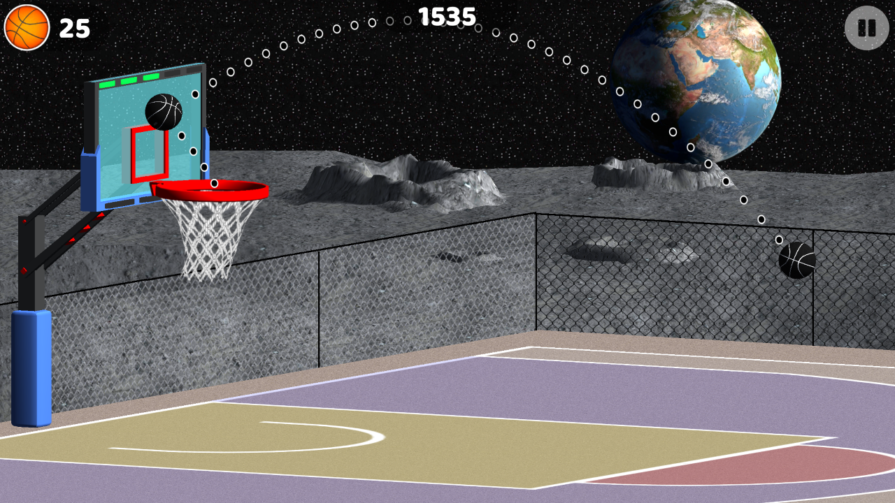 Android application Basketball: Shooting Hoops screenshort