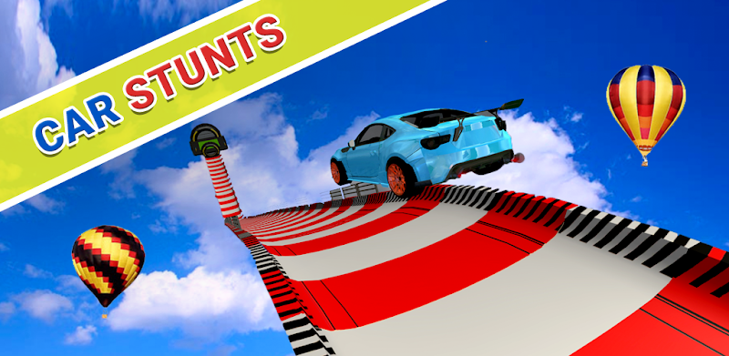 Car stunts 3d game: Car stunt games, mega ramp