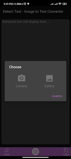 Image to Text Converter Screen 2