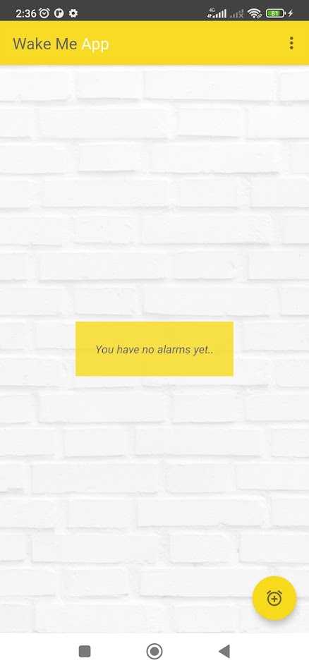 #9. Wake Me App (Android) Ved: darija
