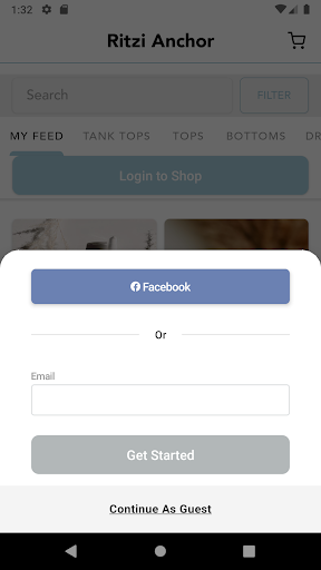 Android application Ritzi Anchor screenshort
