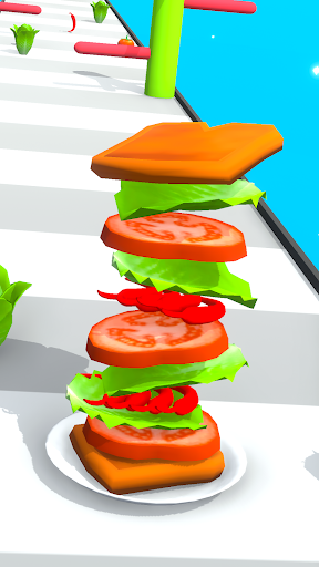 Android application Sandwich Stack Run 3D screenshort