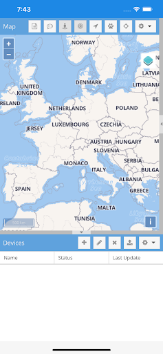 Android application BC Tracking screenshort