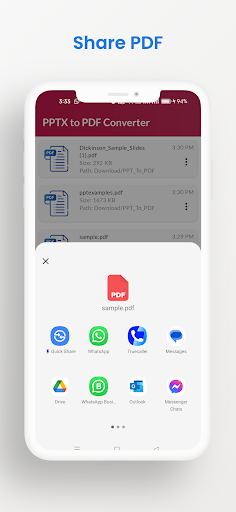 PPTX to PDF Converter Screenshot 4 - AppWisp.com