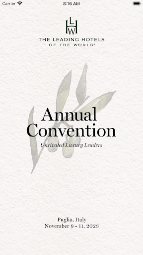 Android application LHW Annual Convention screenshort