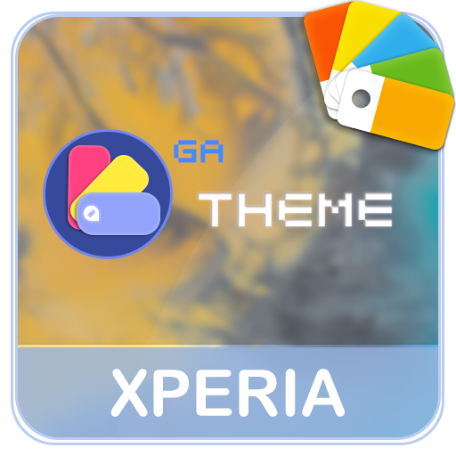 Pixel XPERIA Theme | OS Yellow logo