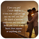 Romantic love messages images icono