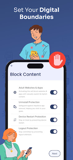 Screenshot of LeadMeNot: App & Porn Blocker