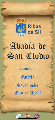 Android application Abadía de San Clodio screenshort