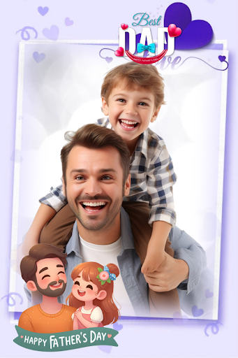 Father's day photo frame 2026
