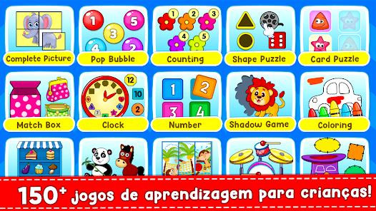 5 jogos para crianças pequenas