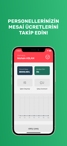 Android application Fibanet - Personel Mesai Takip screenshort