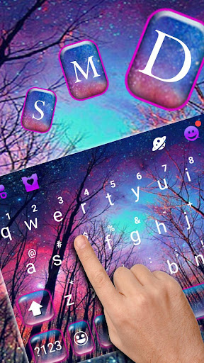 Starry Night Tree Keyboard The Screen 2