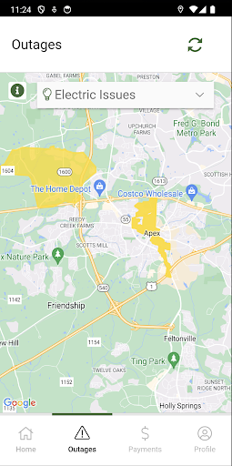 Apex Outage Screen 3