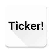 Ticker! Notification text beta  Icon