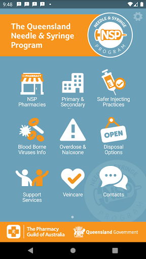Android application QLD Needle & Syringe Program screenshort