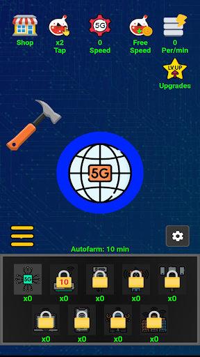 Android application 5G Idle Clicker screenshort