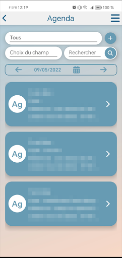 Android application CRMID screenshort