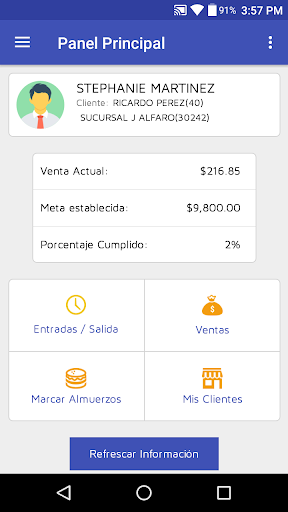 Android application ProtecaApp Control de Ventas y screenshort