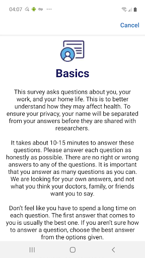 Screenshot of All of Us Research