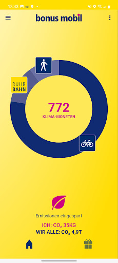 Android application Ruhrbahn - bonus mobil screenshort