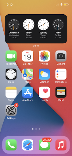 Android application Launcher iOS Widgets screenshort