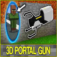 3d Portal Gun Craft Mod for MCPE