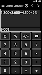 screenshot of Calculator app