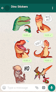 Dinosaur Stickers For Chat