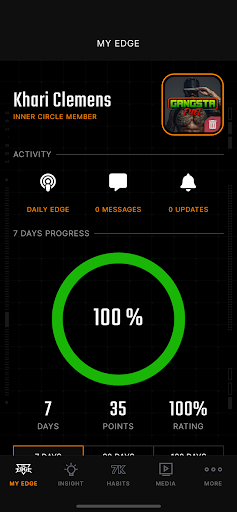 EDGE 100 Screen 2