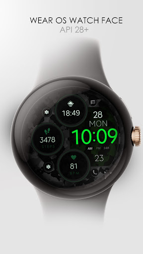 Android application Dream 46 camo watch face screenshort