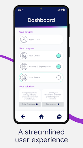 Freeze Debt: Solution & Advice Screen 2
