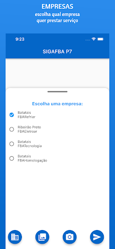 Android application SIGAFBA P7 screenshort