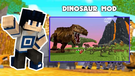 Dinosaur Mod for Minecraft PE