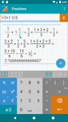 Mathlabで分数電卓 Pro Androidアプリ Applion