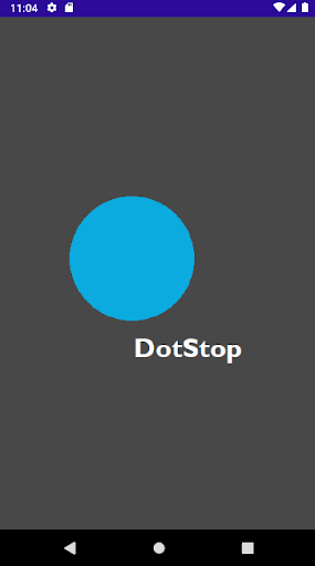 Android application DotStop screenshort