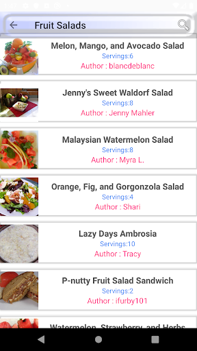 Fruit Salad: recipe make salad Screen 3