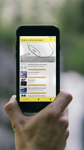 Android application Thinkplus LivePods xt9o Guides screenshort