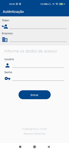 Android application Trading Force screenshort
